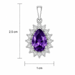 Amethyst Royal Drop Pendant
