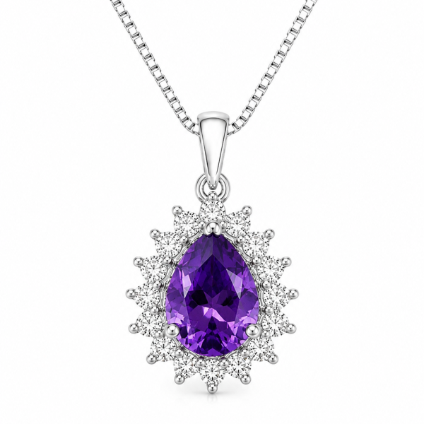 Amethyst Royal Drop Pendant