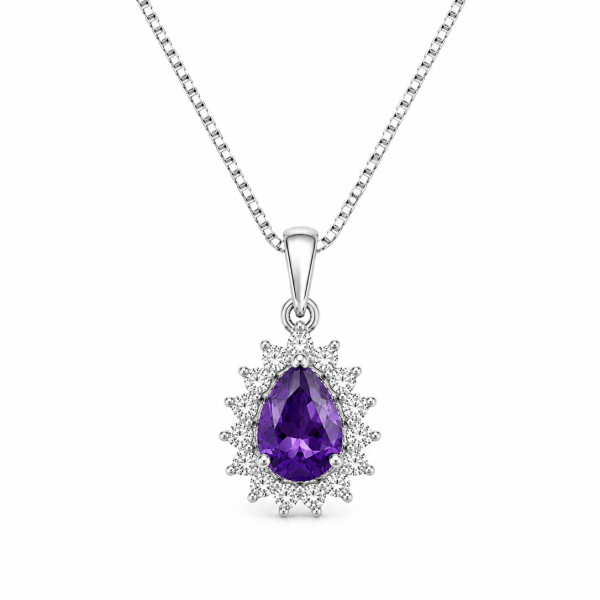Amethyst Royal Drop Pendant