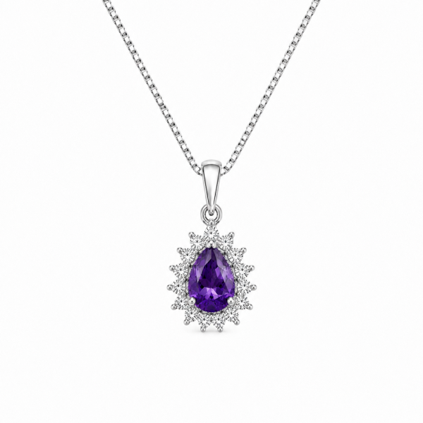 Amethyst Royal Drop Pendant