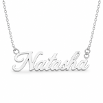 Silver Name Pendant