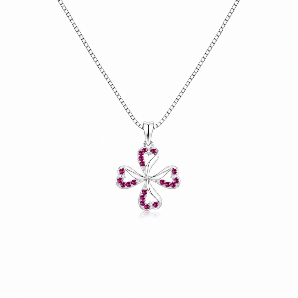 Royal Pink Blossom Pendant